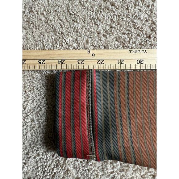 Burton Peak Striped Long Sleeve Full Zip Fleece Lined Hoodie Brown Multi Men's S - Picture 9 of 10